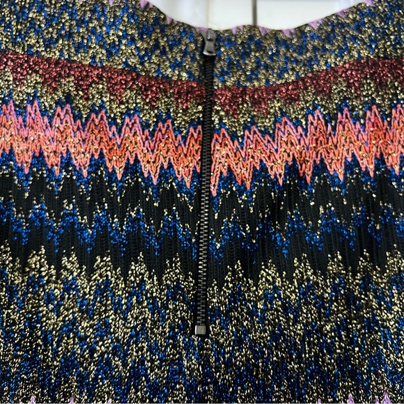 Ramy Brook Whiskey Metallic Skirt in SoHo Knit Size Large - Picture 6 of 10